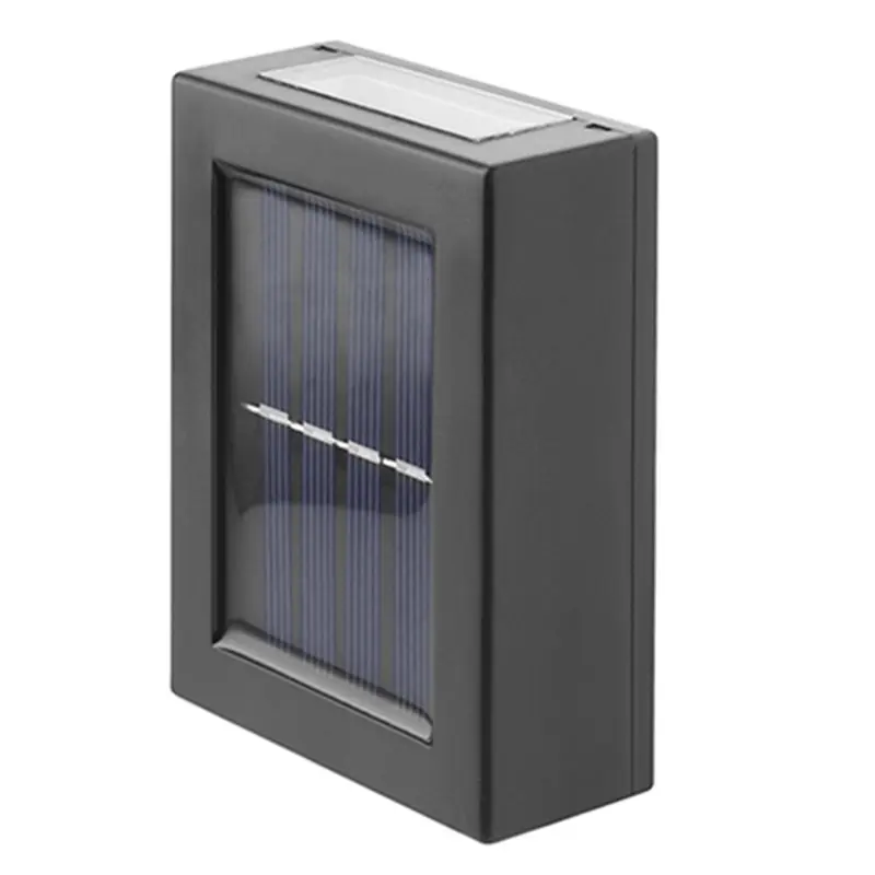 

ABRU-Solar Powered Sunlight Outdoor Street Wall Light Lamp Up And Down Spot Lights Waterproof Solar Light Garden Decor