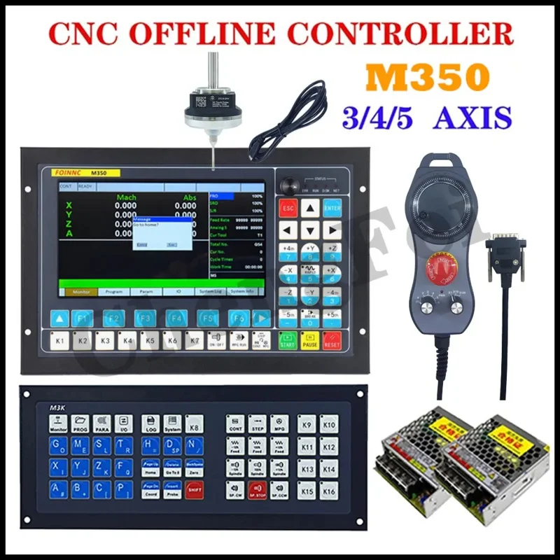 CNC 3axis4axis5Axis Offline Controller Ddcs Expert V2 M350 Supports Tool Magazine/Atc Stepping Drive Instead Of Ddcsv3.1 Mach3