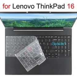Keyboard Cover for Lenovo ThinkPad 16 Z16 P1 X1 E16 L16 P16 T16 P16s P16v T1g T16g Gen 8 7 6 5 4 3 Silicone Protector Skin Case