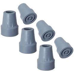 3/4Inch Heavy Duty Non-Slip Rubber Cane Tips, Crutch Tips, Replacement Cane Foot Caps, Crutch Pads, 6 PCS