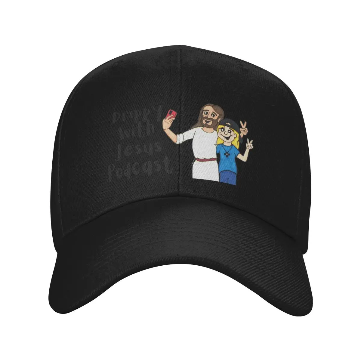 

Drippy With Jesus Podcast Baseball Cap Hat Luxury Brand hats on offer sun hat Men's Luxury Women's