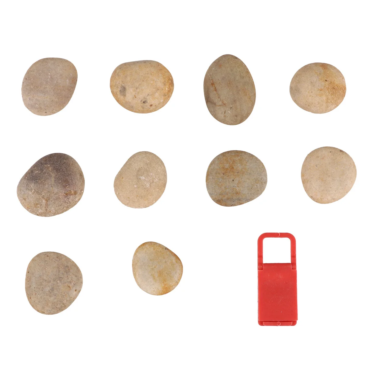 

Painted Stones Set Pebble Painting Drawing Hand-Painted Rocks Natural Pebbles DIY
