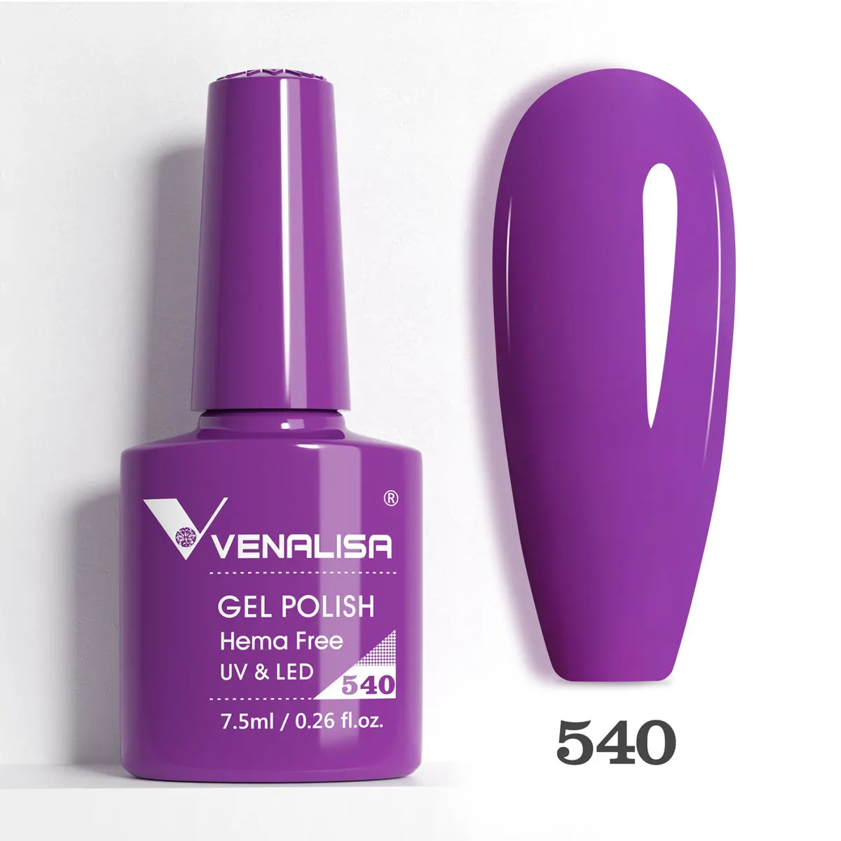 Venalisa HEMA TPO FREE Nagel-Gel-Nagellack, glitzernd, wunderschön, vollständige Abdeckung, Soak Off UV-LED, French Nail Jelly Pink Nude Collection