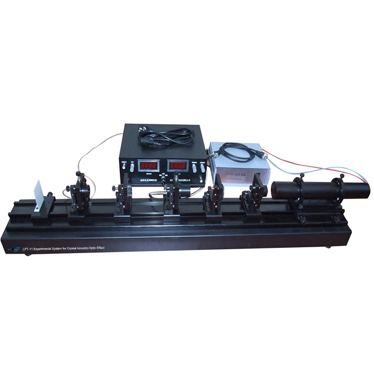 

Experimental System for Crystal Acousto-Optic Effect