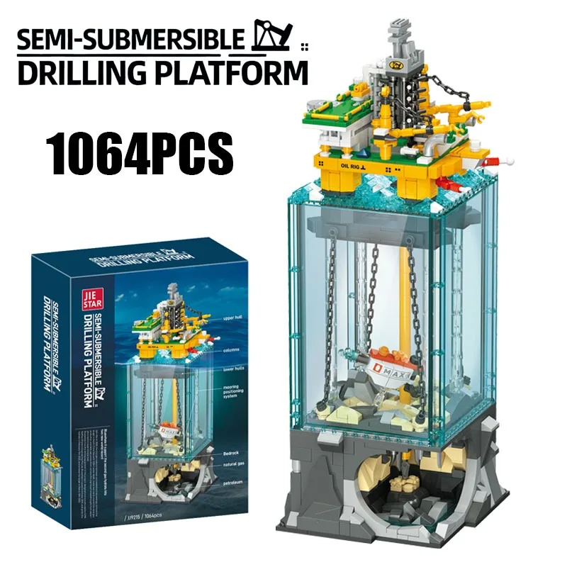 

Набор для сборки модели полупогружной буровой платформы из 1064 деталей, серия «Креативная инженерия», конструктор, игрушка, подарок