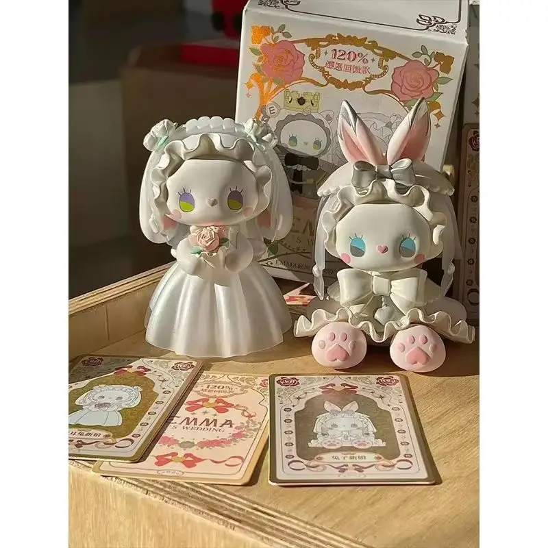 جديد إيما سيكريت فورست مجموعة الزفاف صندوق أعمى لعب زوجين أرنب الزفاف مأدبة عمل أرقام صندوق غامض مفاجأة الهدايا