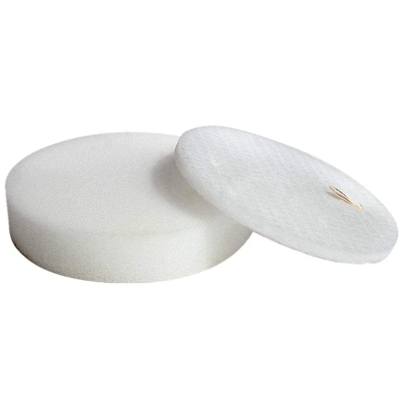 Filtro de piezas de algodón y plástico blanco, aspiradora vertical alimentada por elevación, Compatible con Shark AZ2001, AZ2002, AZ2000, AZ2000W, Vertex, 10 unidades