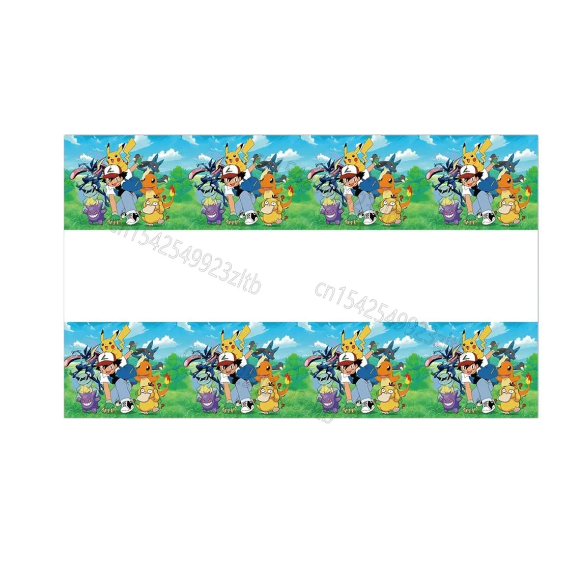 Anime Pokemon tovaglia decorazioni per feste di compleanno stoviglie usa e getta Cartoon Pika TableCover Baby Shower forniture per feste per bambini