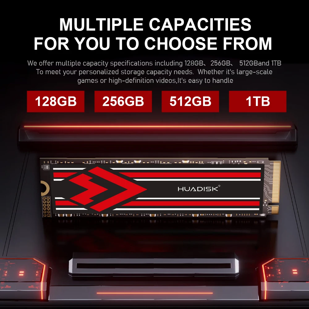 HUADISK SSD M.2 NVMe 1TB 512GB 256GB 128GB PCIe 3.0X4 Solid State Drive M2 2280 Internal Laptop Hard Disk HDD For PC Computer