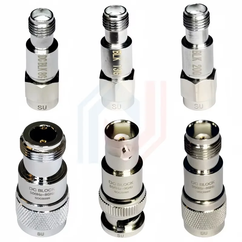1Pcs/lot RF Straightener DC-Block 1k-8G 13G 18G SMA/N/BNC/TNC Voltage Isolation 50V SDCB08 Coaxial Fixed Attenuator