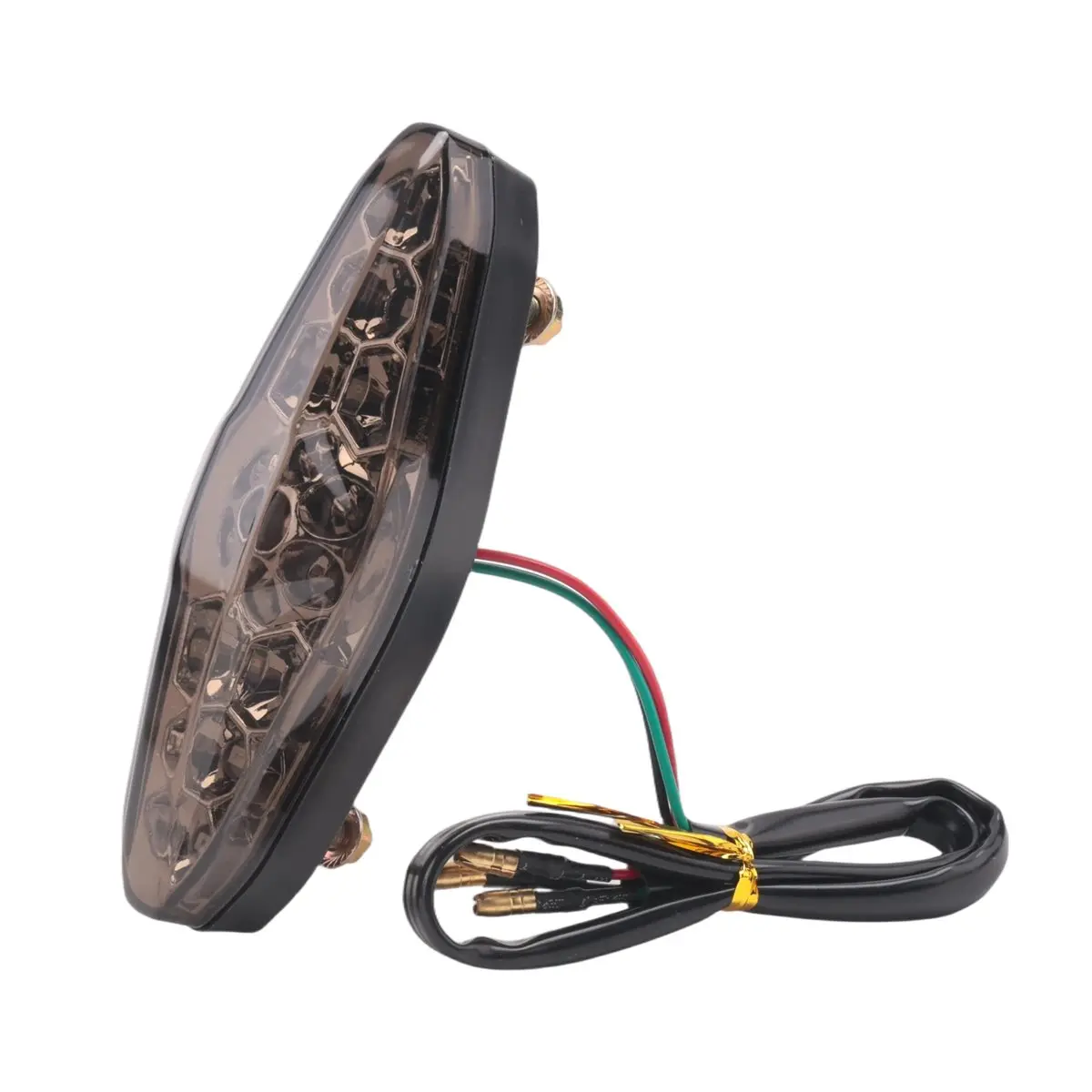 

#90M Automotive Parts & Accessories,Motorcycle 15 Led Red Light Electric Rear Tail Light Auto Parts (Black)