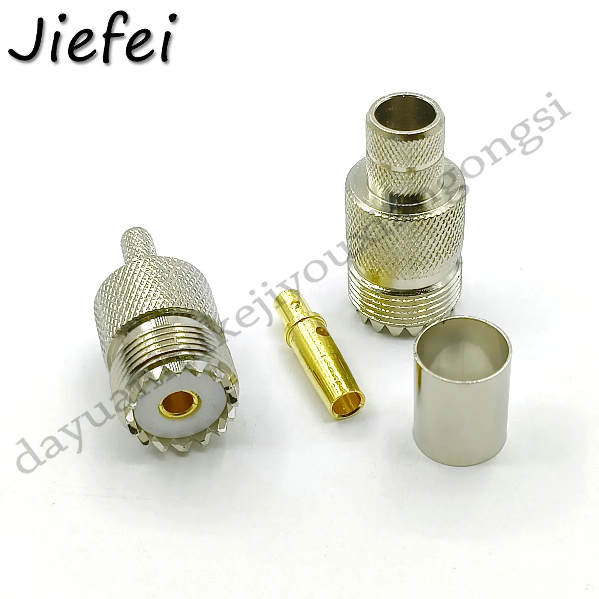 Imagem -03 - Friso de Janela de Latão para Janela Fêmea Uhf So239 Rg58 Rg142 Lmr195 Rg400 3d-fb Lmr400 Rg8 Rg213 Rg214 Rg165 7d-fb 50 Pcs Alta Qualidade