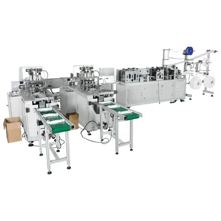 Fully Automatic 3ply N95 Disposable Surgical Face Mask Making Machine