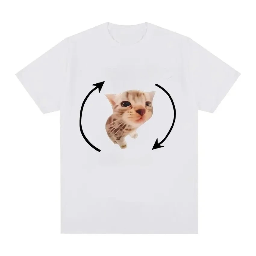 

Новинка 2025 года, повседневная футболка с короткими рукавами и принтом, хлопковая футболка обычного кроя с круглым вырезом, дышащая свободная футболка унисекс, мужская и женская одежда Vlone