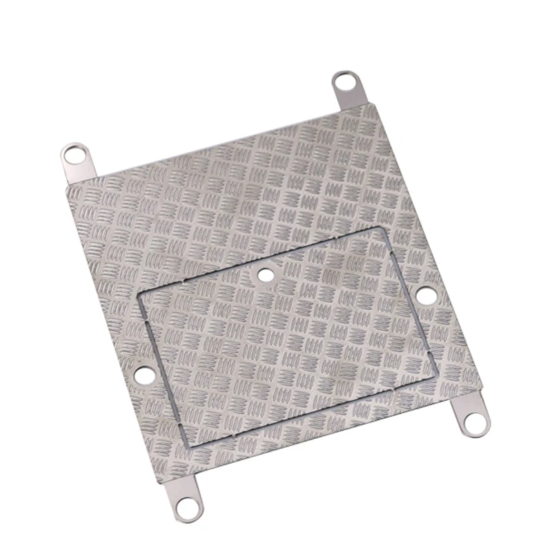 Simulation Metal Middle Skid Plate Decorative Plates for 1/14 Tamiya RC Truck Car King Hauler 56344 56301 Diy Parts Toys