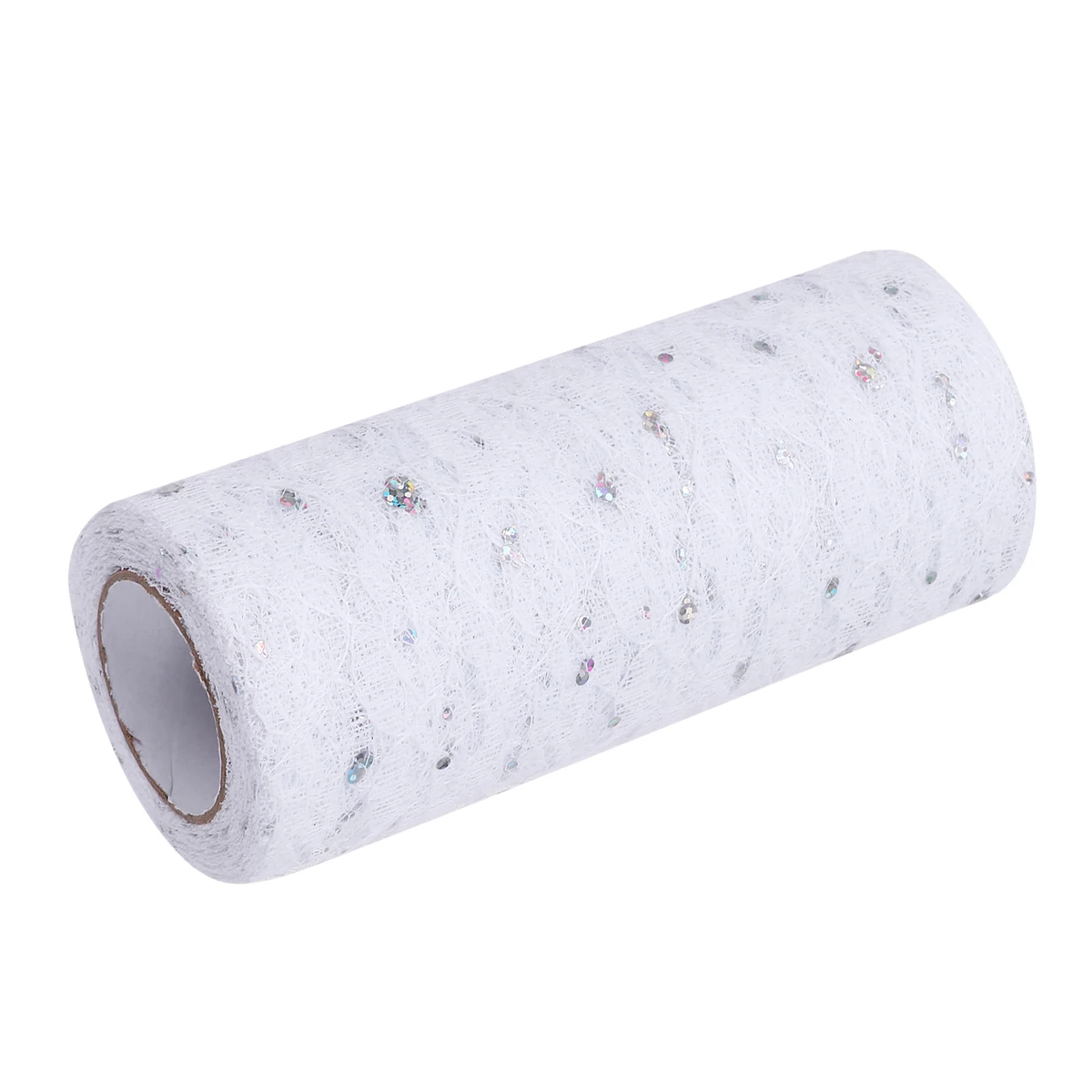 

15Cm X 10Yards Sparkling Lace Tulle Roll Spool Premium For Wedding Banquet Table Skirt Gift Wrapping Chair Sashes