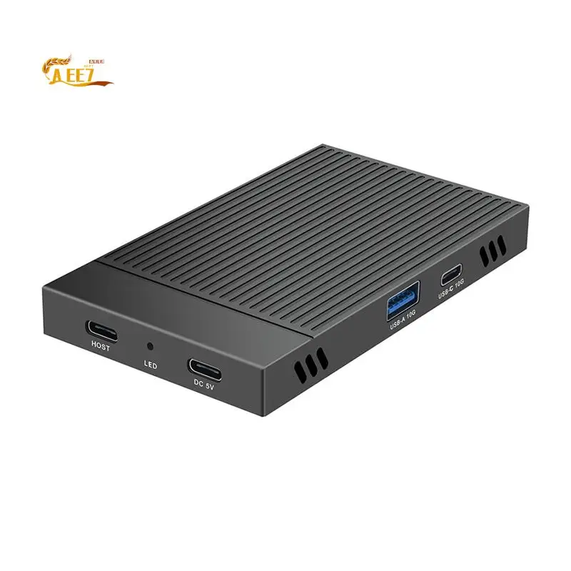 

Док-станция AEE7-M.2 Nvme SSD 10 Гбит/с, алюминиевый корпус жесткого диска с двумя отсеками для ПК и ноутбука