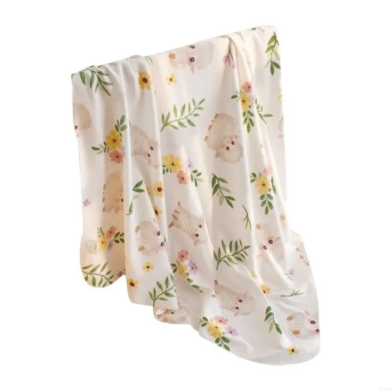 Infant Receiving Blanket Child Cotton Blanket for Baby Wrap Soft Breathable Bath Towel Strollers Blanket P31B