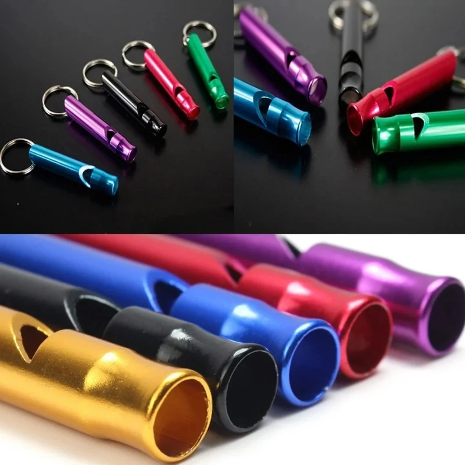 10 Pieces/set of Aluminum Alloy Small Whistle Keychain Outdoor Survival Camping Emergency Sports Safety Whistle Philippines Maap