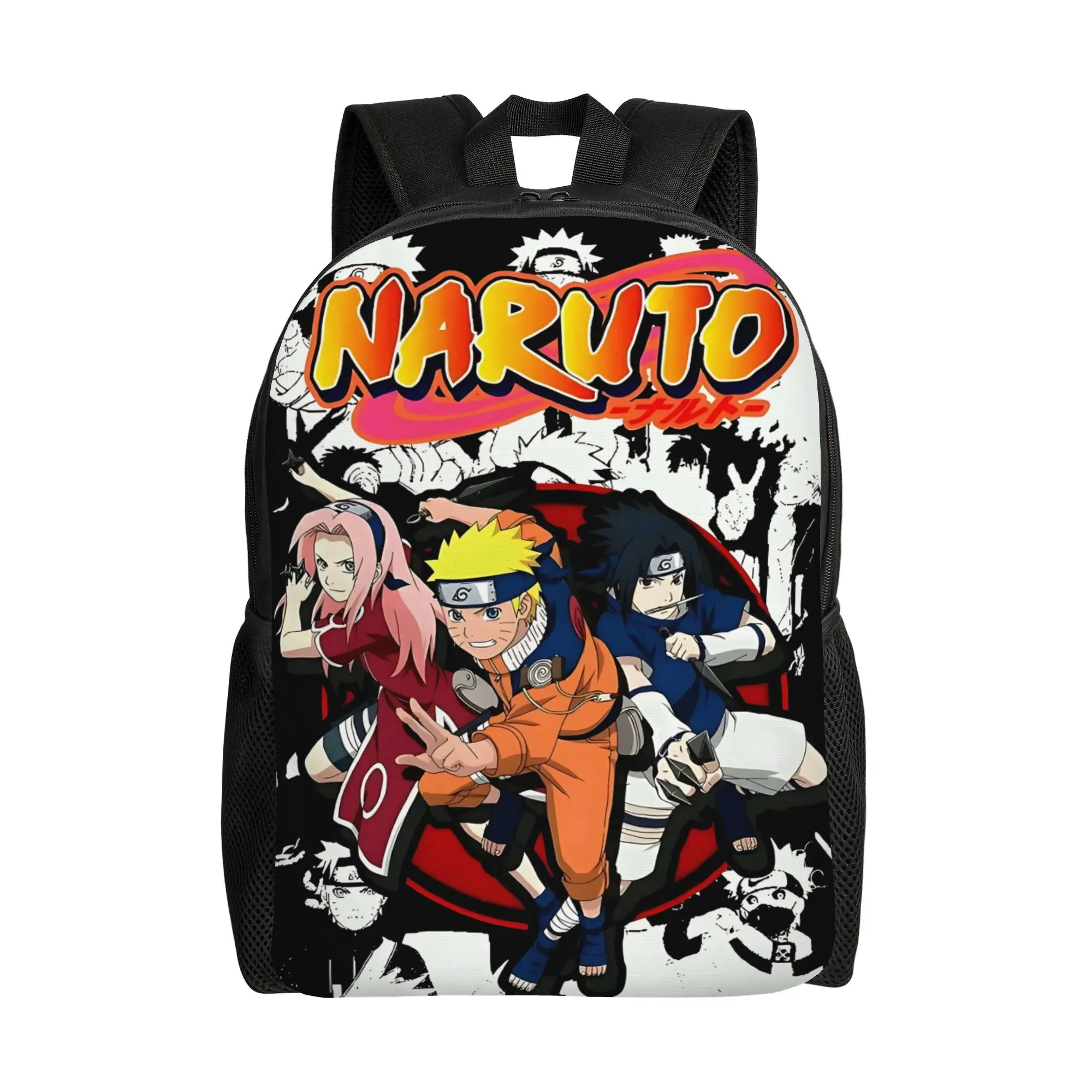 Mochilas da moda Naruto anime comic Daypack ita bag mochila de super qualidade para trabalho, mochila resistente com alças de ombro