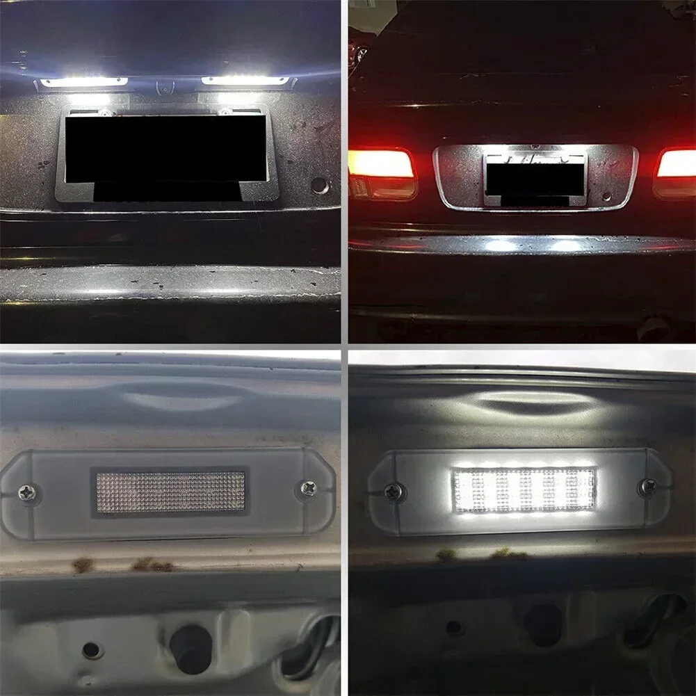 2pcs Car White Led License Plate Light FOR Honda Civic Ej Ek Em EK9 EK4 Del Sol 92-00 Super Bright Auto Parts