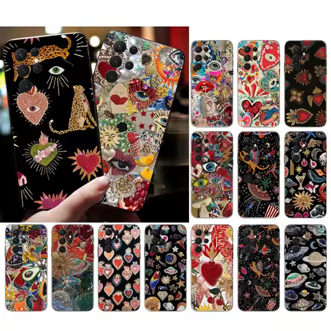 Beadart Beauty Beads Planets Aesthetic Phone Case For Samsung A35 A55 A54 A15 A25 A05s A05 A22 A24 A52 A33 A34 M34 M14 M54 M23
