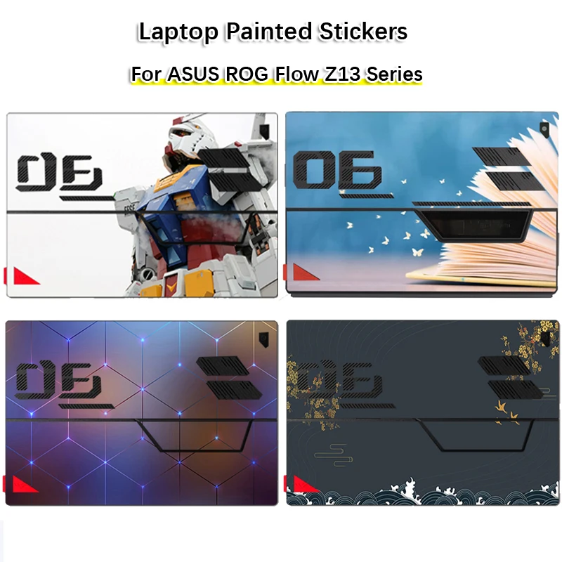 Sticker Skin for ASUS ROG Flow Z13 GZ301 GZ301Z GZ301ZE GZ301ZC 2022 2023 2024 13.4-inch 2-in-1 Gaming Laptop