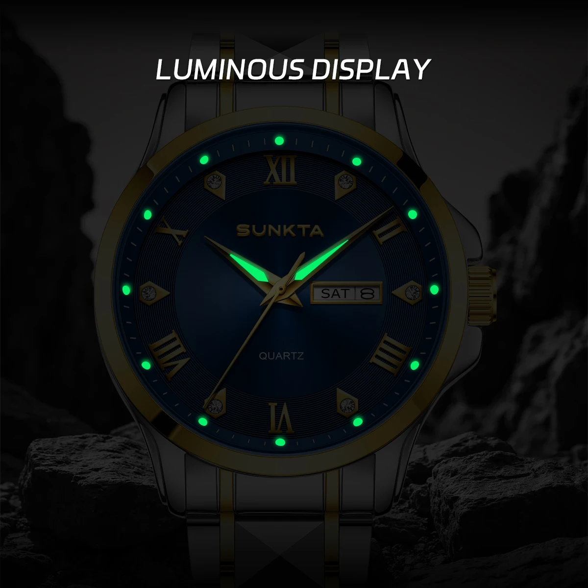 LIGE New Blue Watch Man Unique Digital Small Dial Fashion Quartz Wristwatches Mens Automatic Watches Men Gifts Clock Reloj Hombr