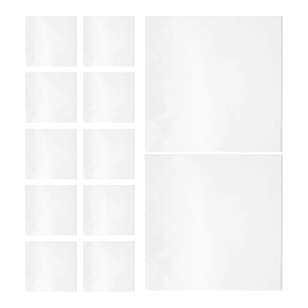 12Pcs Vinyl Protective Sleeves Outer Clear Plastic for 12Inch Records Dust Scratch Wear Resistance Snug Fit Vinyl Record Holder