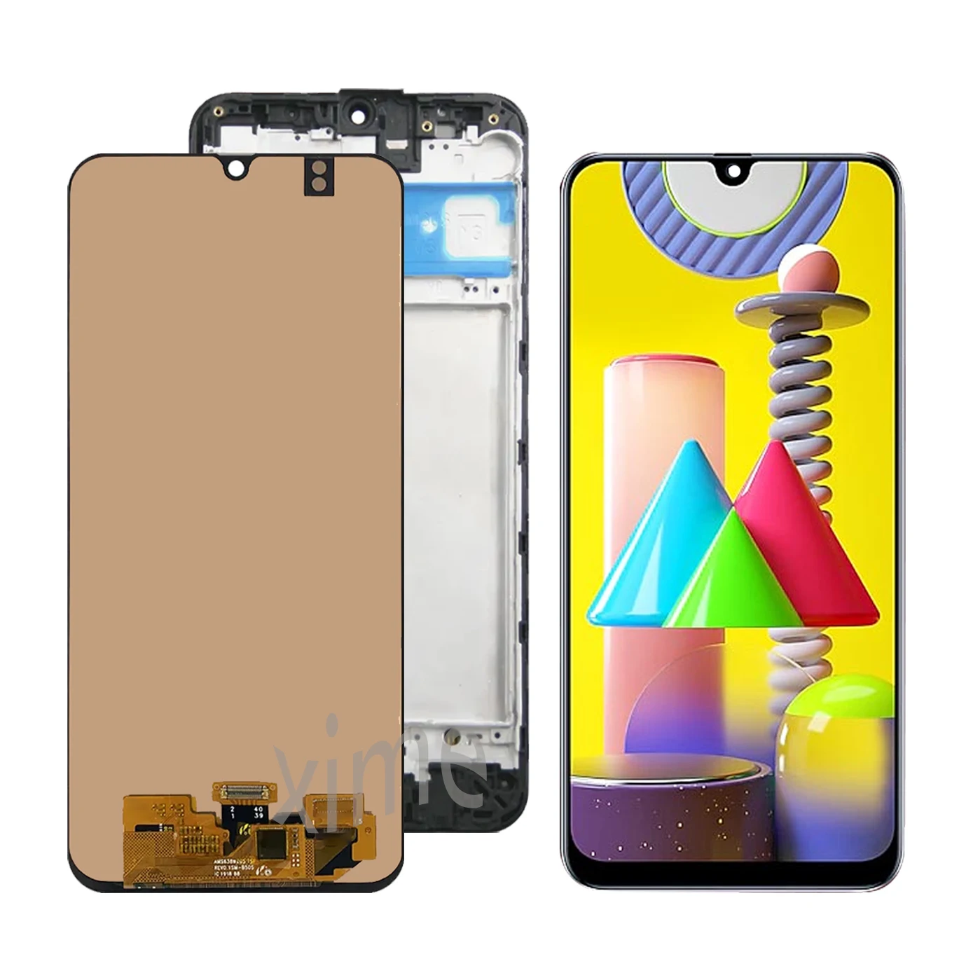 High quality AMOLED 6.4\'\' For Samsung Galaxy M31 LCD M315 M315F LCD Display Touch SM-M315F Digitizer Assembly Screen