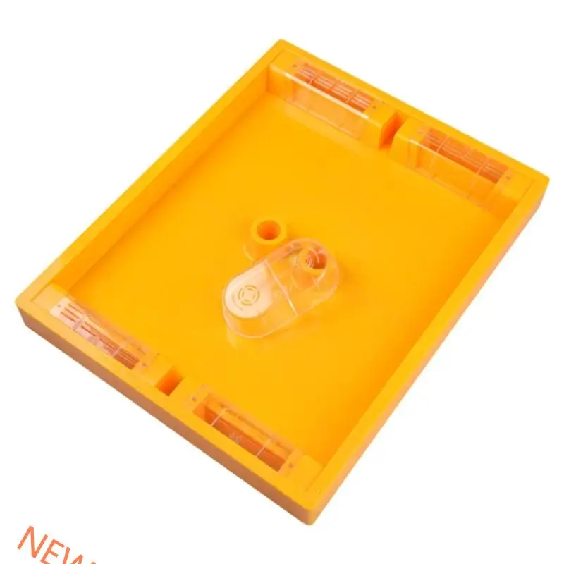 

Professional Beekeeping Feeder Top Mounted Waterer With Transparents Lid 6 Accessible Ports Durability For Year Round Use