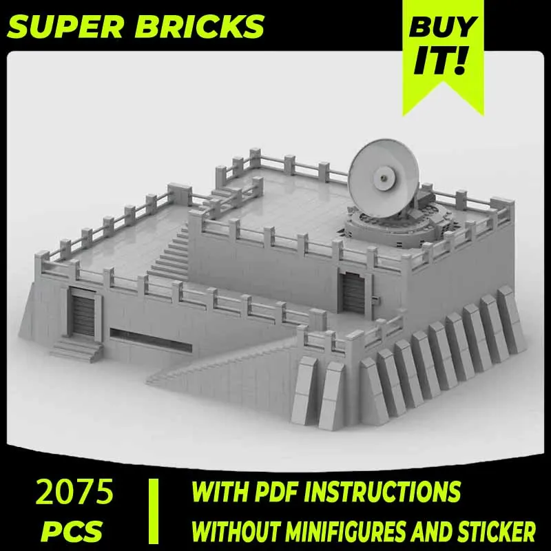 Moc Building Bricks Famous Star Movie Model Comunication Station Technology Modular Blocks Gift Christmas Toys DIY Sets Assembly