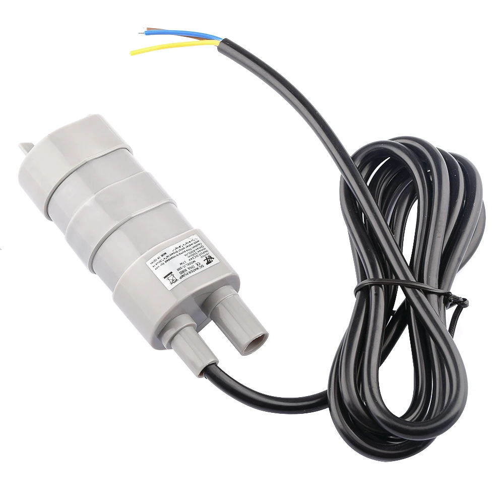 

DC 12V 24V 1.2A 5M 600L/H 6-12V For Solar Aquarium Three Wire Micro Submersible Motor Water Pump DC Submersible Pump JT-500