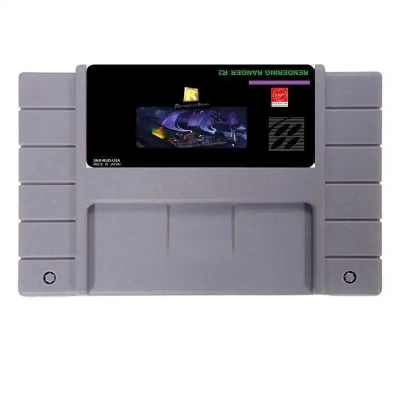 Rendring Ranger R2 NTSC Version 16 Bit 46 Pin Big Gray Game Card For USA Game Players
