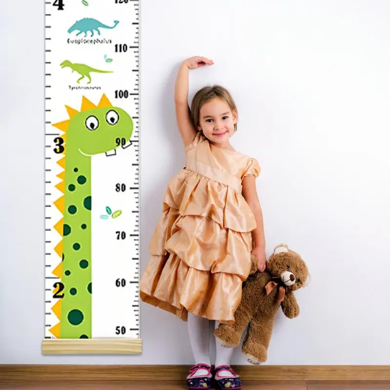 Baby Height Ruler Children's Room Cartoon Decoration Height Ruler Kindergarten Measurement Wall Hanging Baby Growth Chart