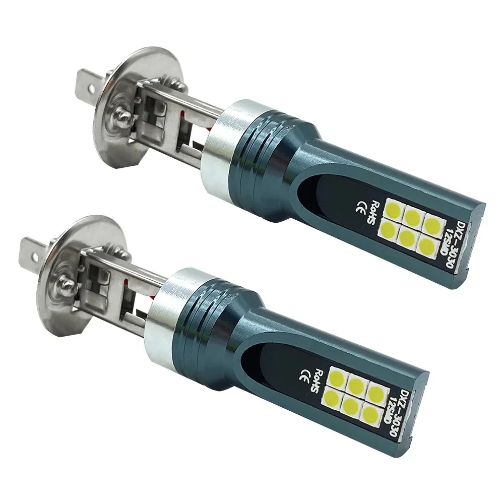 2pcs H1 Fog Lamp Bulbs DEL H4 H3 H7 H8 H9 H11 9005 9006 LED Car Headlight 4800LM Auto Front Driving Running Light 12V 24V 80W