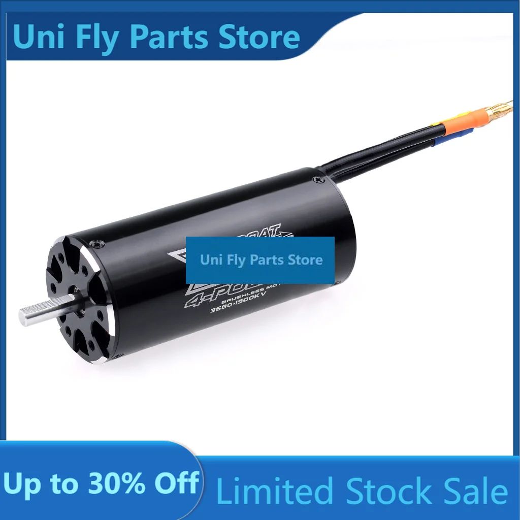 UniFlySurpass Hobby Rocket 3660 3670 1850KV 2280KV 2650KV 4 Poles Brushless Sensorless Motor For 800-1000mm RC Boat Ship Accesso