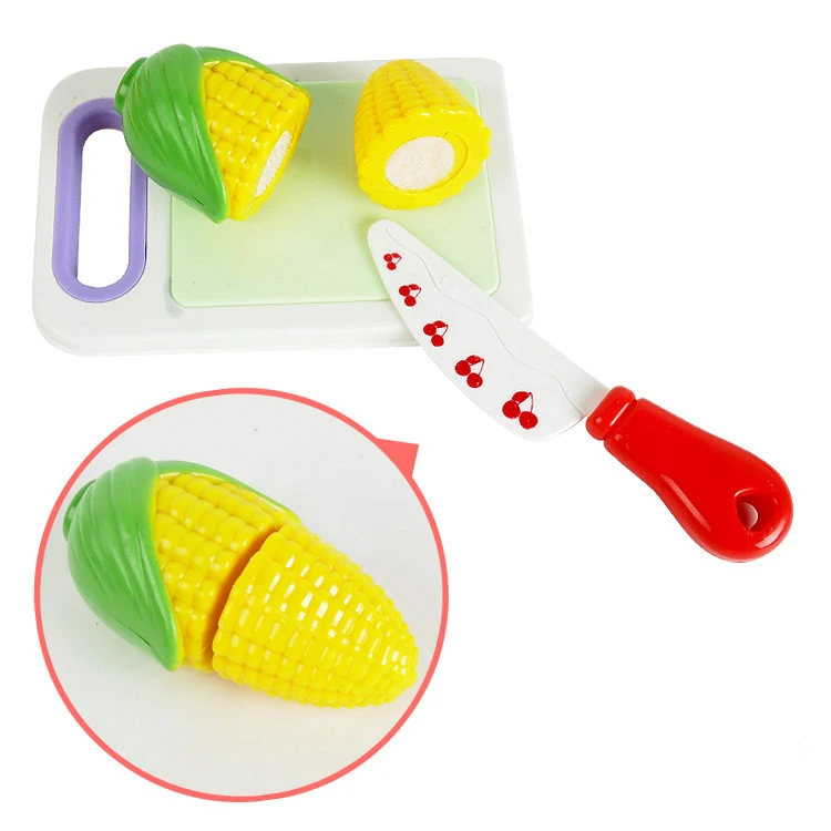 Conjunto de brinquedos para casa de brincar infantil, brinquedo de corte de frutas frescas, engraçado, simulação de cozinha, aprendizagem de alimentos, presentes educacionais iniciais