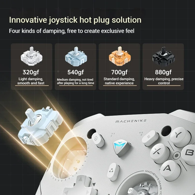 Mechanic Hall Hot Swap Joystick Jh20 Multiple Tactile Options Compatible G6pro G5pro V2 Game Controller Customized Modular