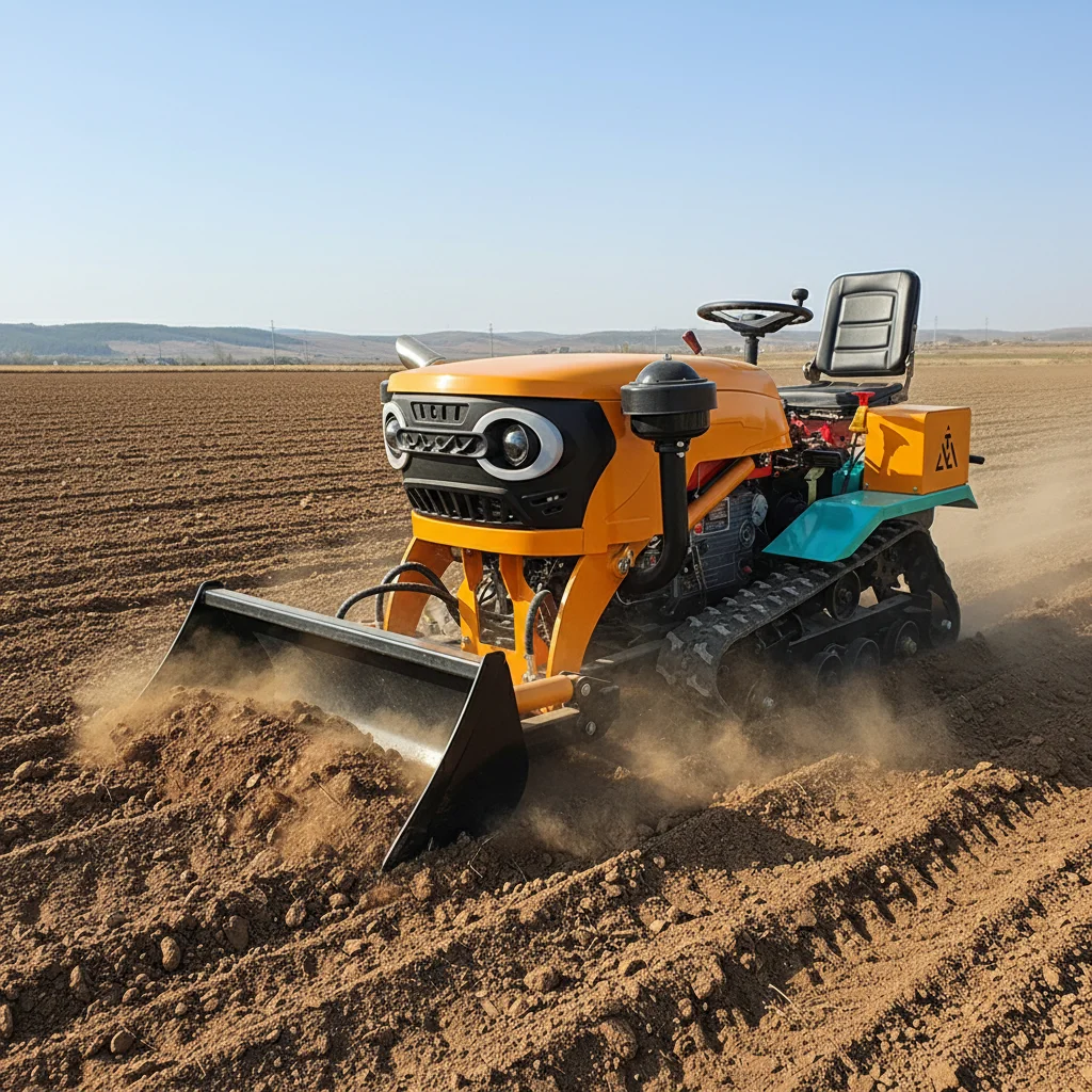 

Grace High Quality Low Price Mini Crawler Tractor With Excavator 25HP 35HP Diesel Farming Tiller