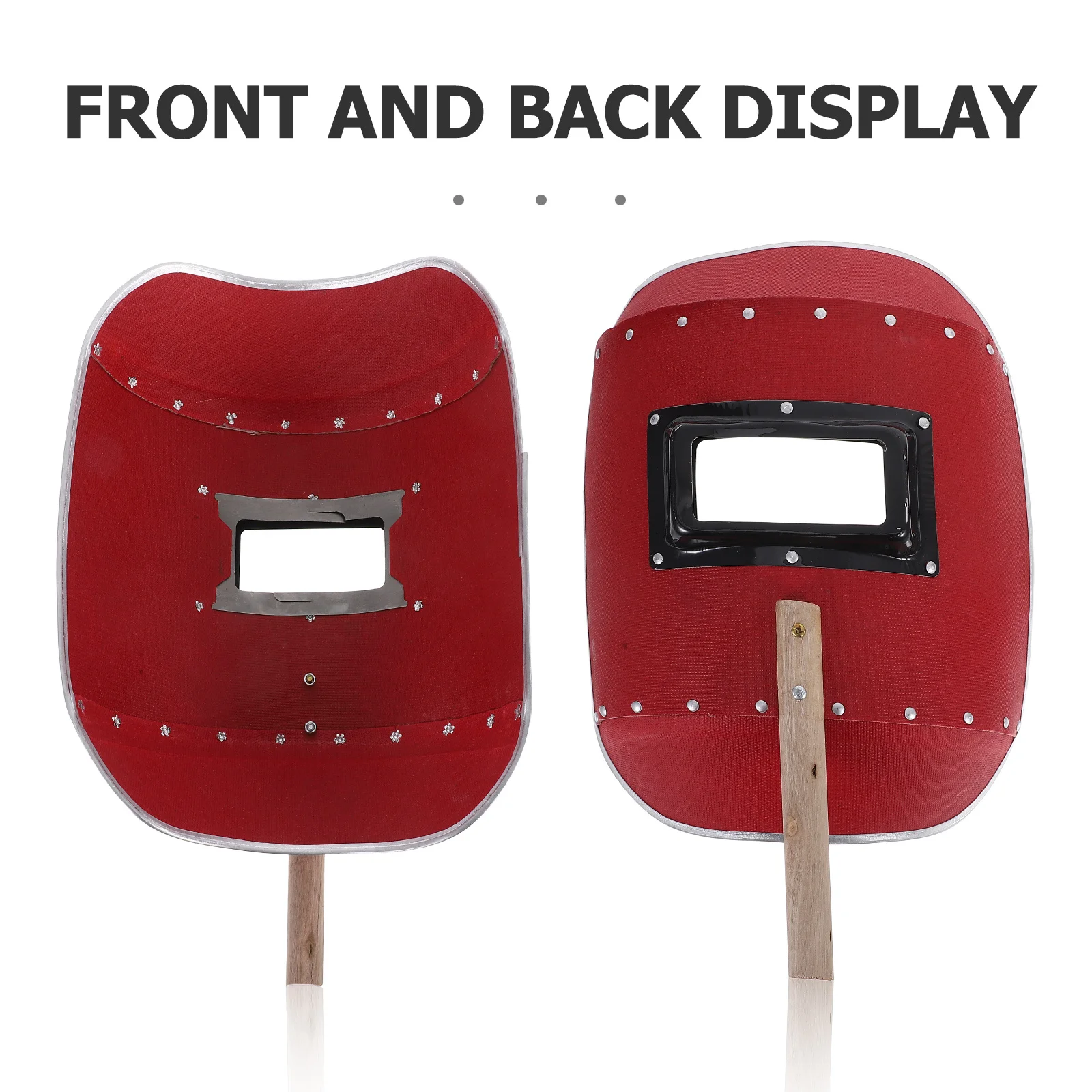 Máscara de soldagem portátil para soldadores, lente de alta transparência, alumínio, madeira, papel, construção, reutilizável, resistente a faísca, segurança