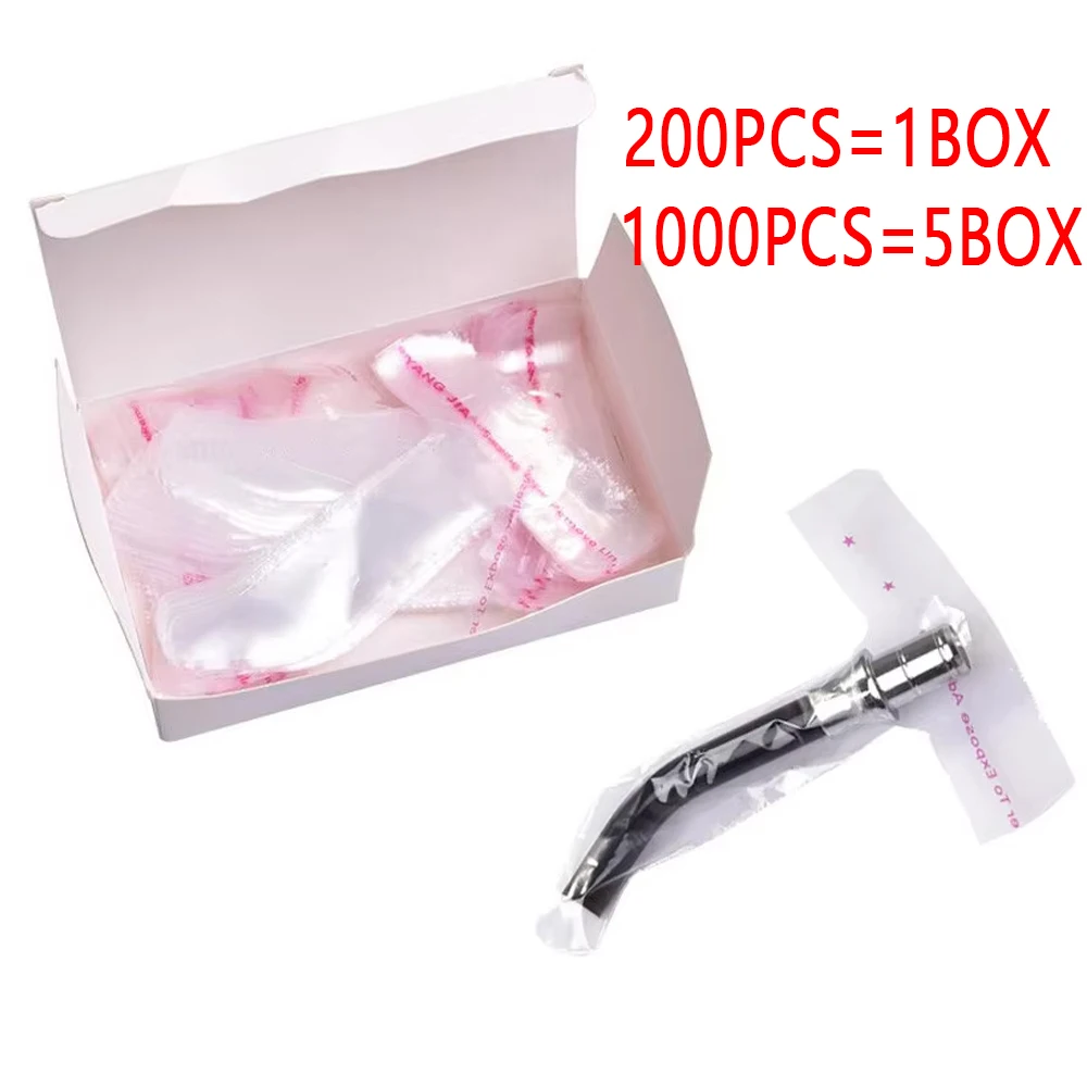 

1000 Pcs Disposable Dental Curing Light Guide Sleeves Protective Plastic Covers for LED Light Head Dentist Materials