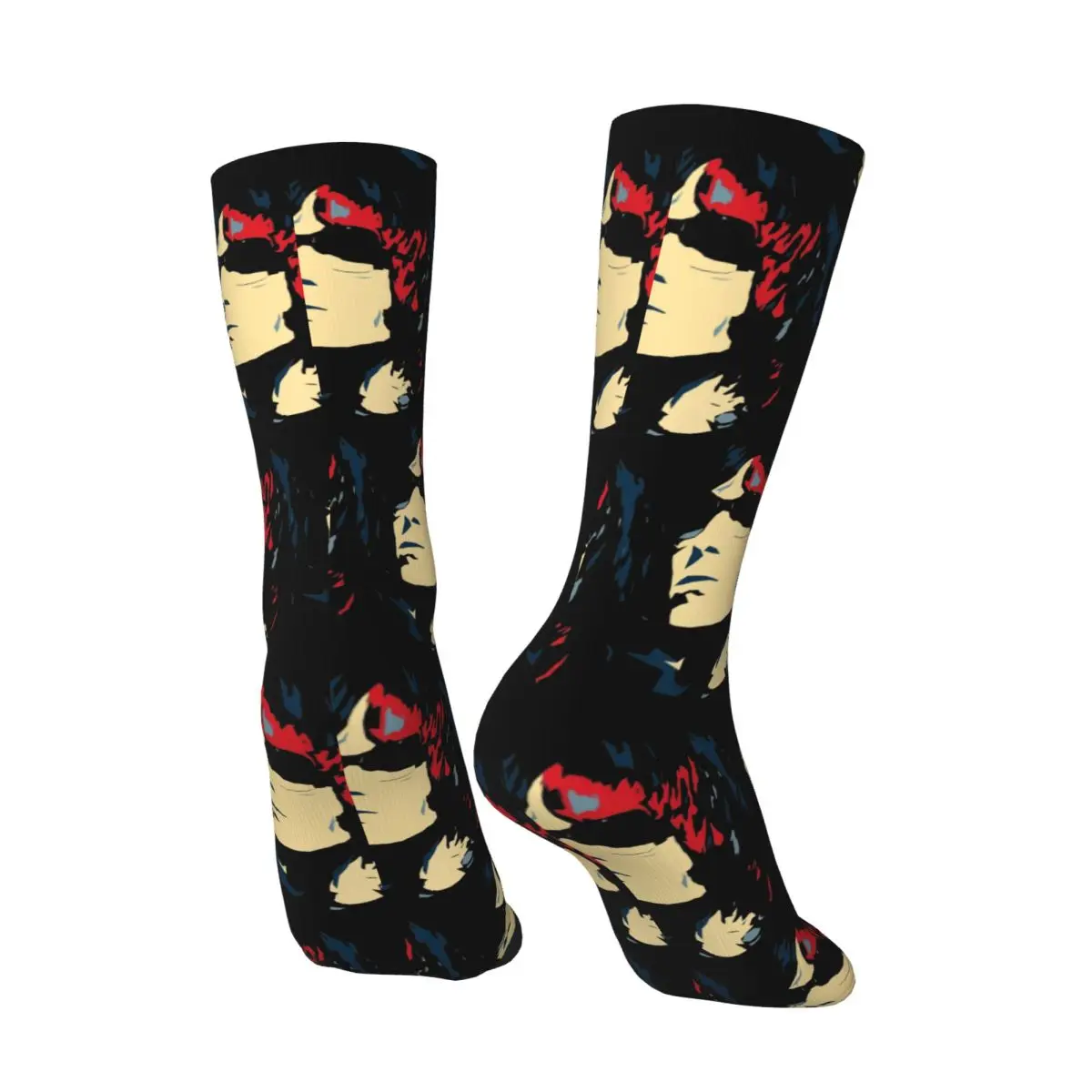 Vintage Liam Gallagher Art Socks Winter Stockings Casual Men High Quality Socks Graphic Outdoor Non Slip Socks