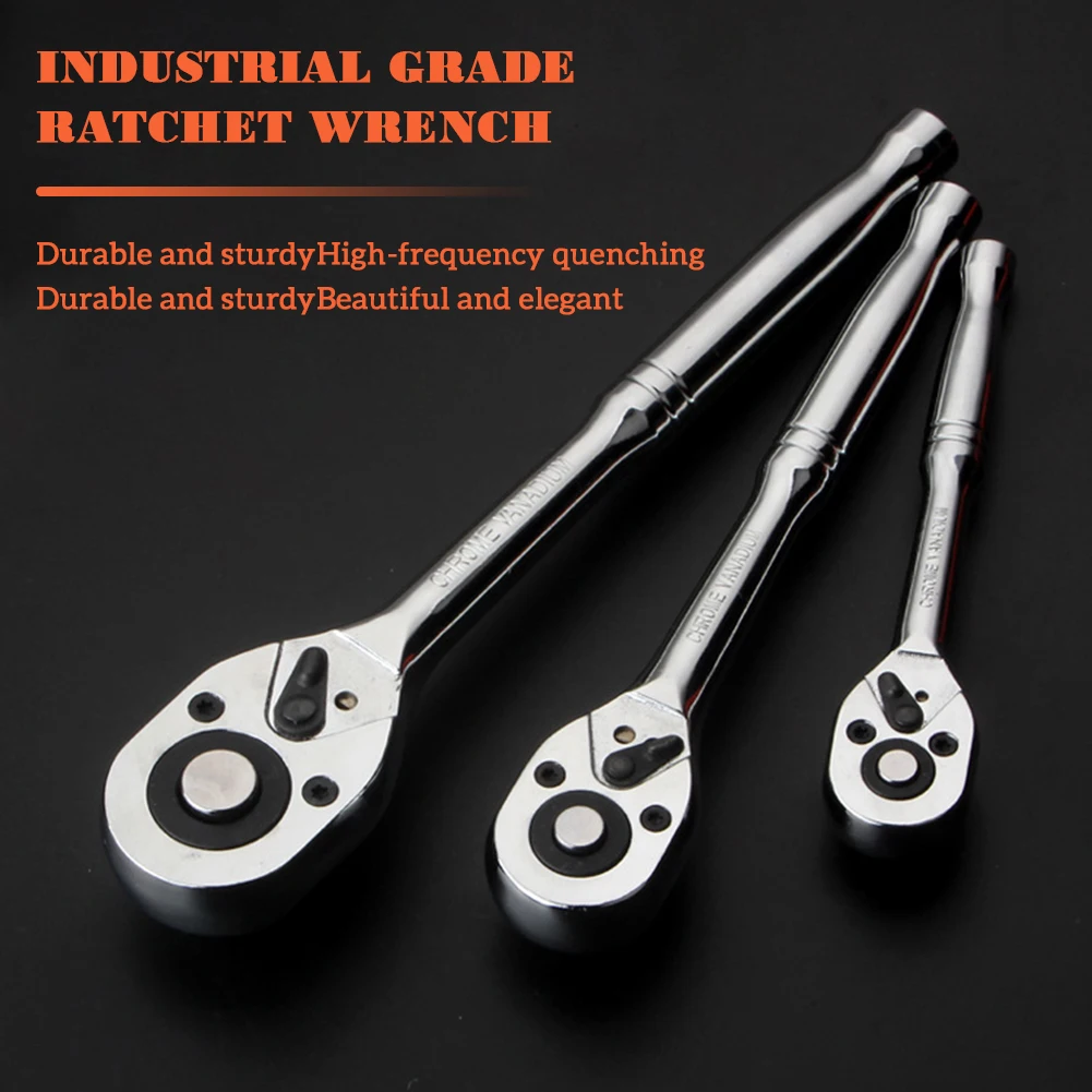 High Hardness Repair Tool Hardware Tool Multipurpose Quick-Release Ratchet Wrench Portable