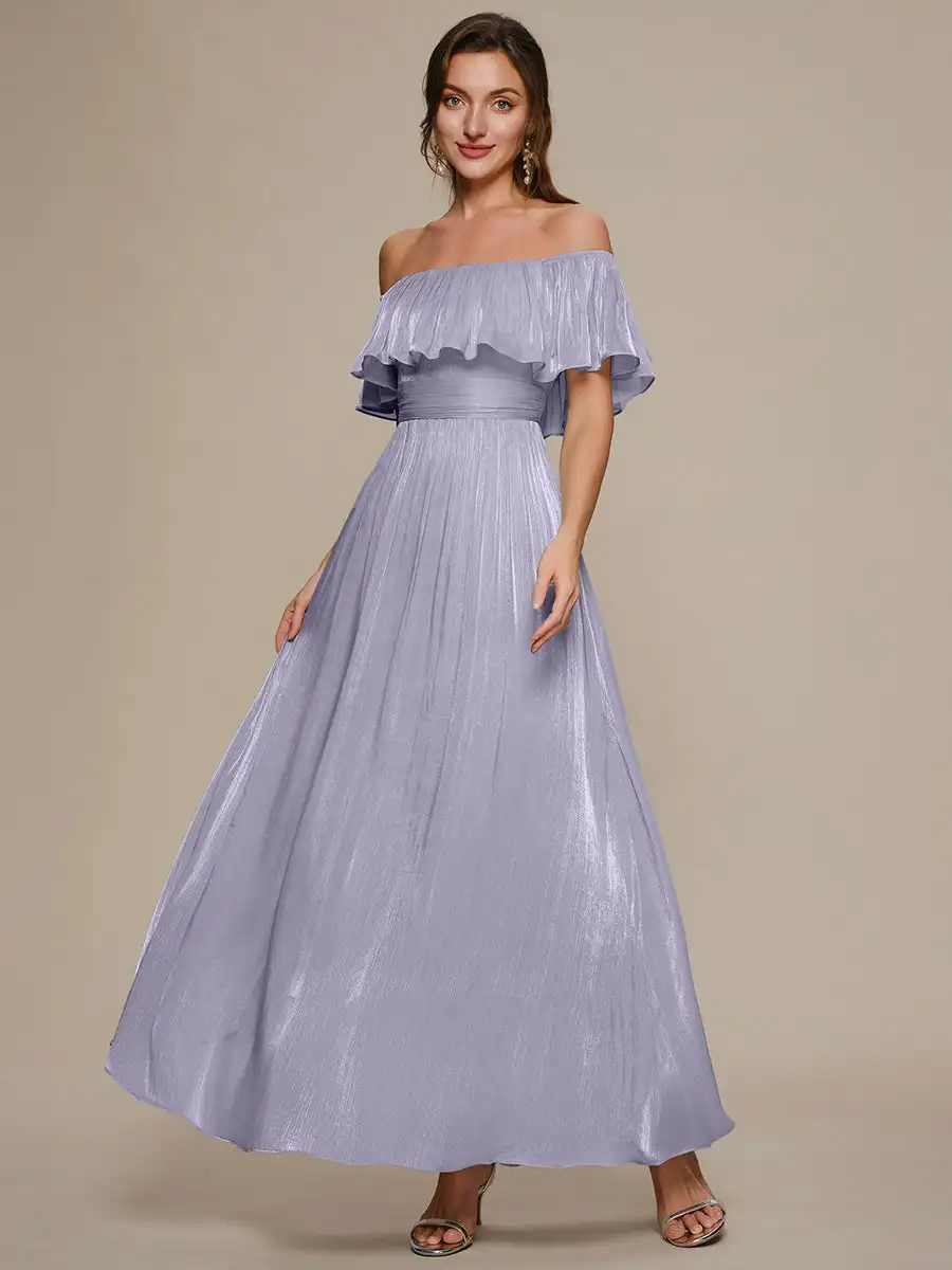 short-sleeve-off-shoulder-ruffled-a-line-floor-length-bridesmaid-dresses