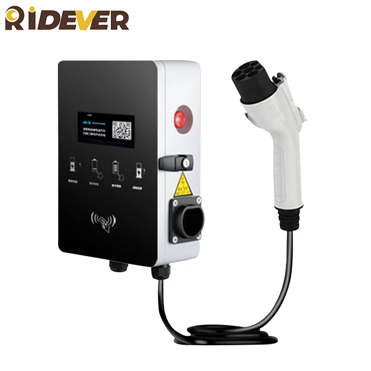 Ridever Commercial Ev Charger Ev Car Charger Station Fast Electric Car Ev Charger Charging Station