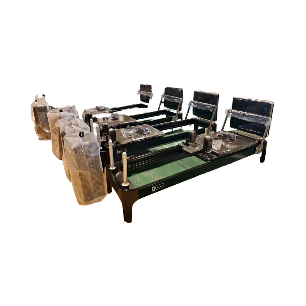 

Customization Adjustable Portable and Durable Pilates Reformer Aluminum Alloy Bed- Fixed Track for Gym or Pilates Studio