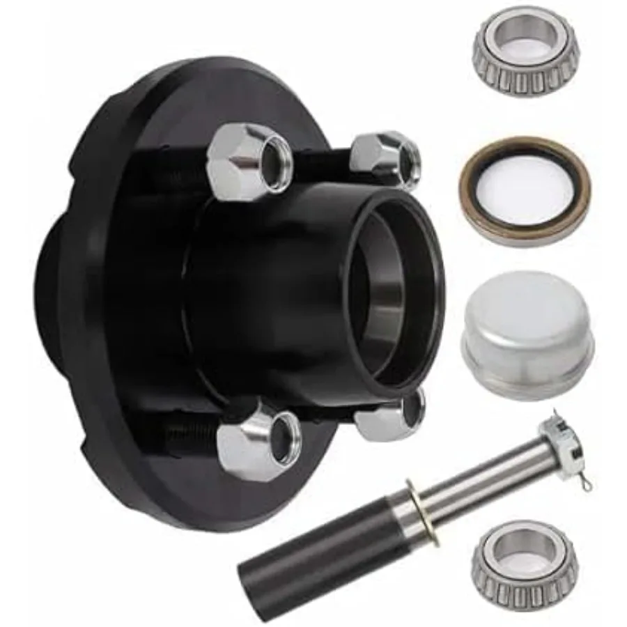 

Комплекты осей прицепа с 4-болтовой натяжной ступицей и 1 круглым шпинделем BT8 для прицепов для тяжелых условий эксплуатации. Грузоподъемность 2 карата за K.