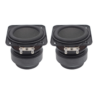 2Pcs 2 Inch 4 Ohm 12W Speakers Full Range Dual Magnetic Loudspeaker Home Theater Long-stroke DIY Bluetooth Speaker For car