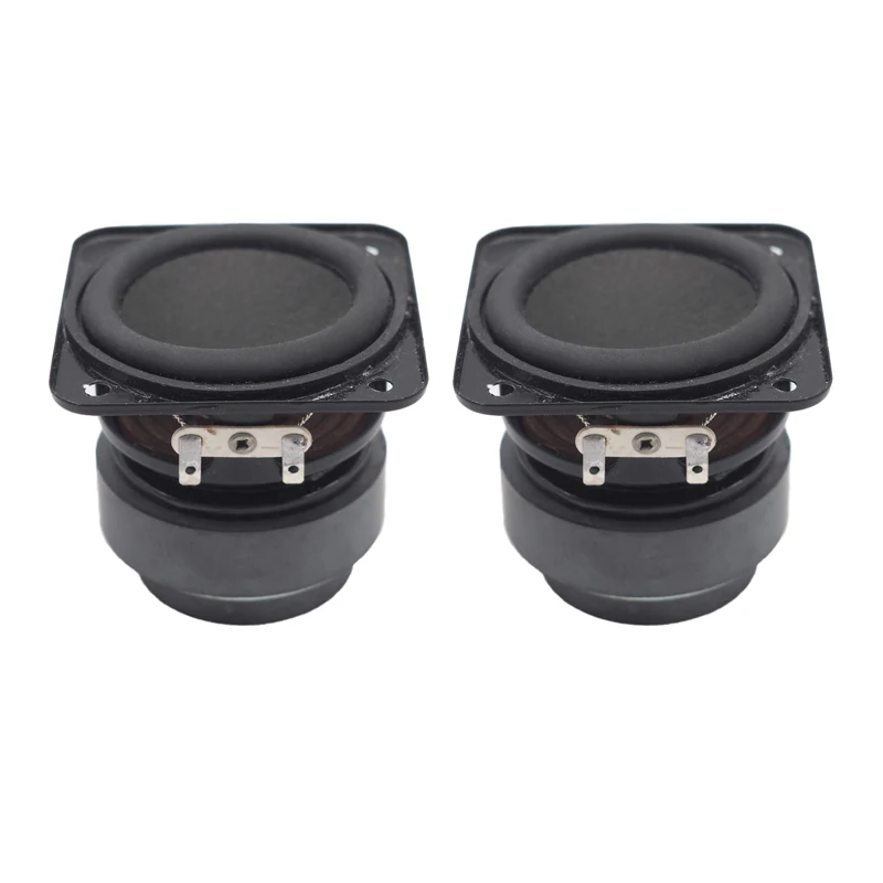 2Pcs 2 Inch 4 Ohm 12W Speakers Full Range Dual Magnetic Loudspeaker Home Theater Long-stroke DIY Bluetooth Speaker For car